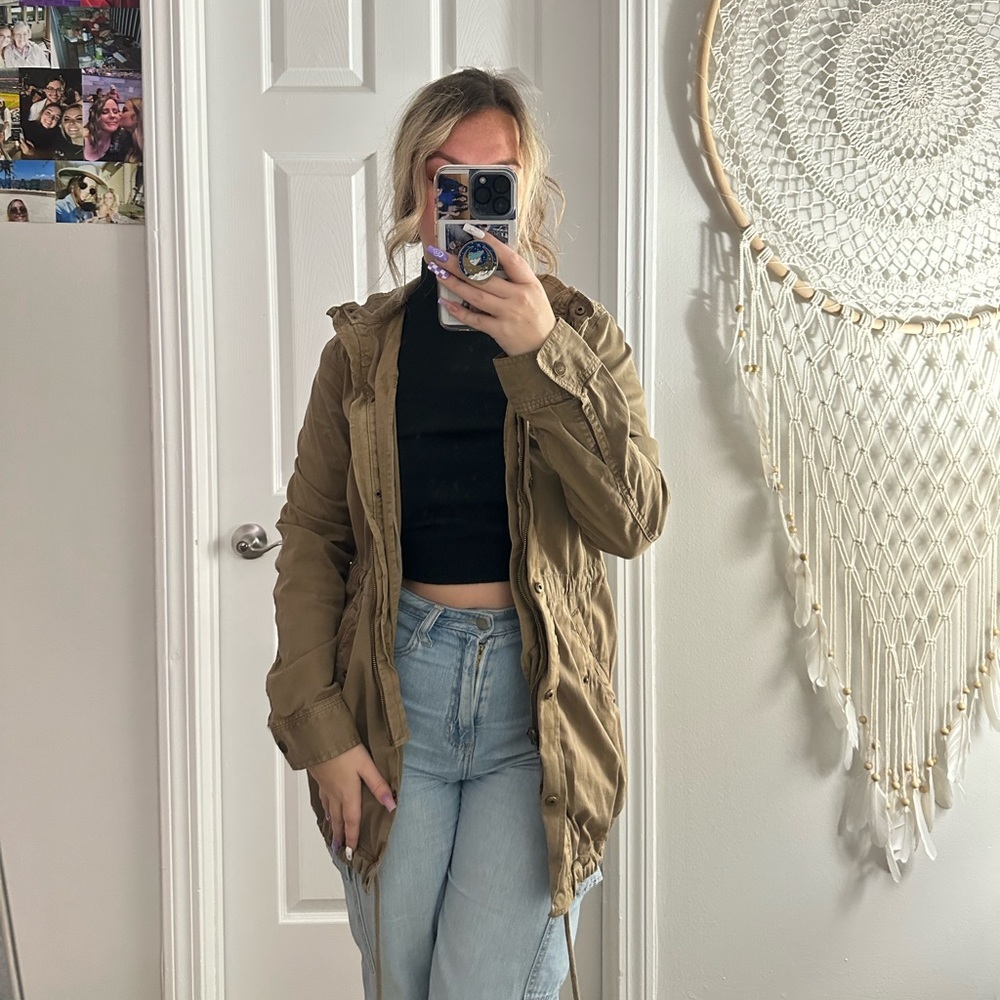 Khaki Colory Utility Jacket